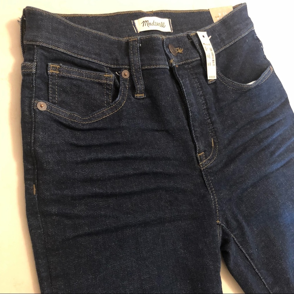 New- Madewell 9” Mid-rise Skinny Jeans, Size W25 - Picture 5 of 16